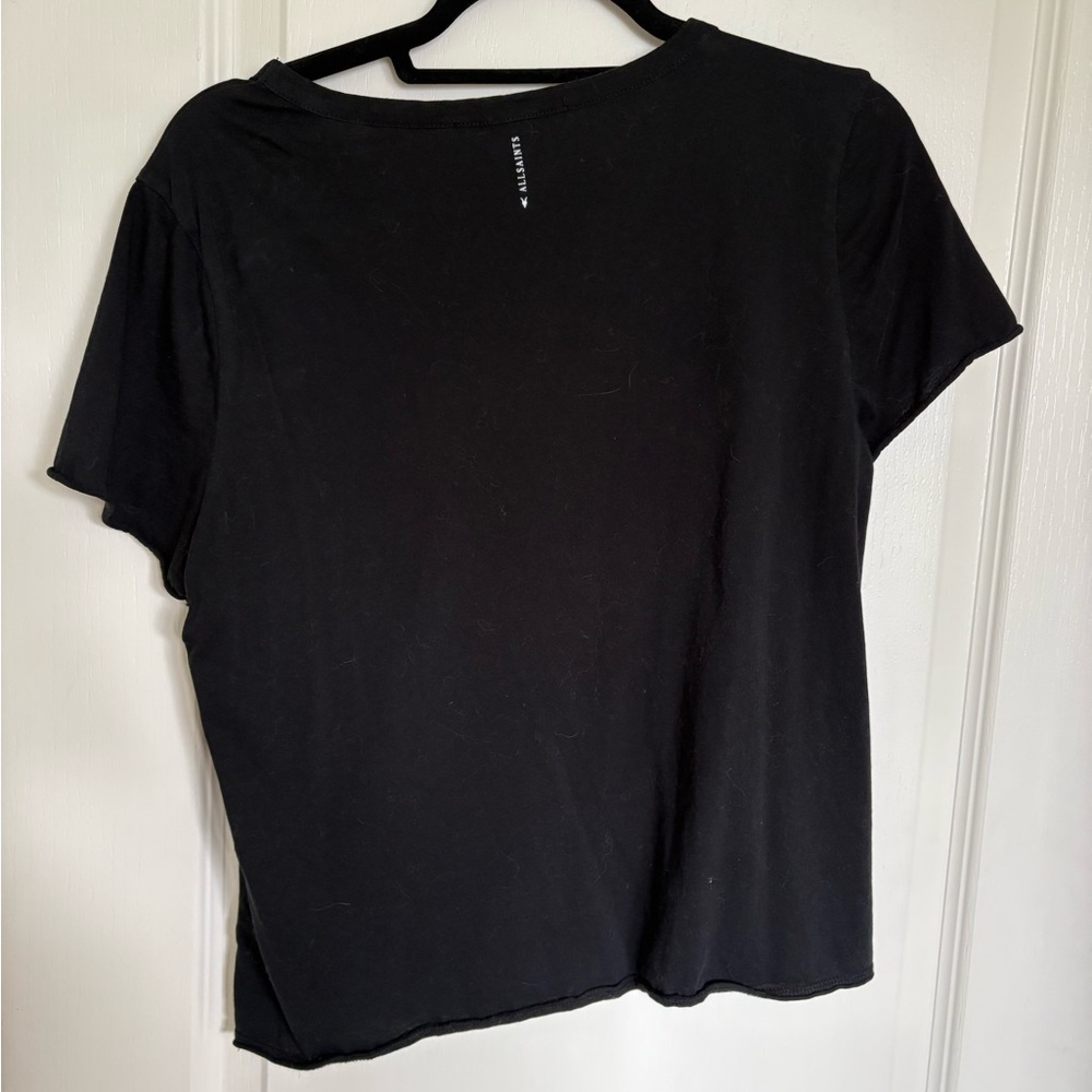All Saints Stevie Slim Fit Short Sleeve Tee - Picture 2 of 3